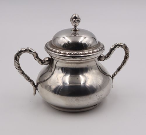 Silver Sugar Bowl & Cover.