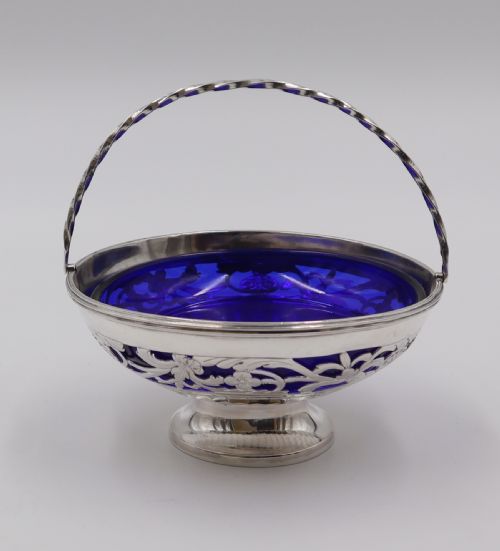 Antique Silver Sweet Basket.