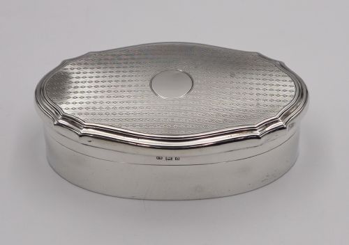 Antique Silver Jewel Box.