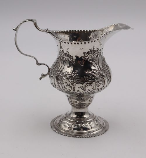 Antique Silver Cream Jug.