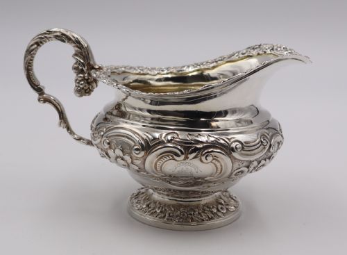 Antique Silver Cream Jug.