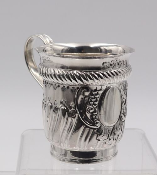 Antique Silver Mug.