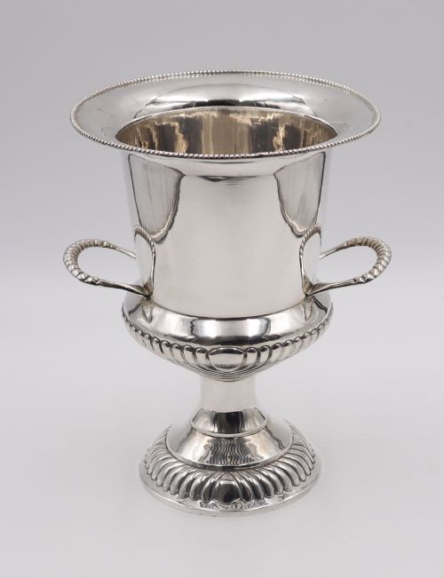 Silver Wine Cooler.