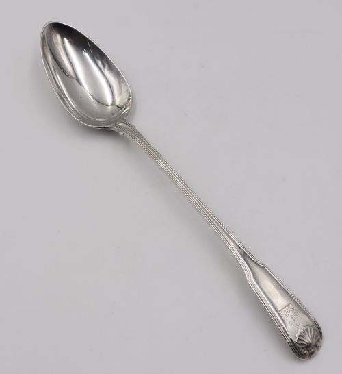 Antique Silver Basting Spoon.