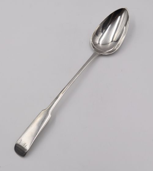 Antique Scottish Silver Basting Spoon.