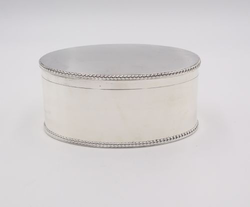 Antique Silverplated Biscuit Box.