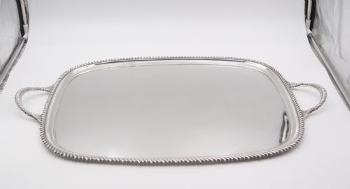 Antique Silverplated Tray.