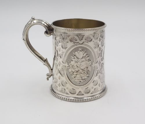 Antique Silver Child's Mug.