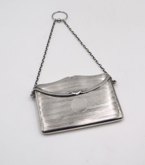 Antique Silver Card Case.