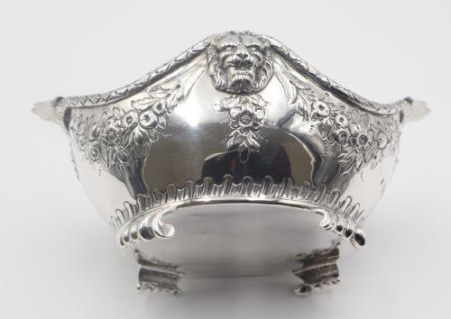 PAIR ANTIQUE SILVER DISHES - ADDITIONAL PHOTO 3