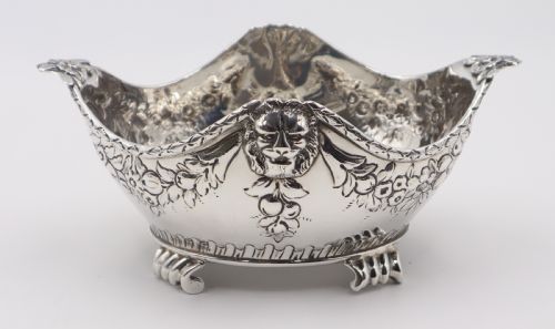PAIR ANTIQUE SILVER DISHES - ADDITIONAL PHOTO 6
