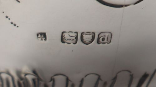 PAIR ANTIQUE SILVER DISHES - ADDITIONAL PHOTO 10