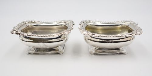 ANTIQUE SILVER SALTS