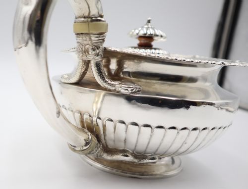 ANTIQUE SILVER BENJAMIN SMITH TEA SET - ADDITIONAL PHOTO 11