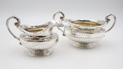 ANTIQUE SILVER BENJAMIN SMITH TEA SET - ADDITIONAL PHOTO 17