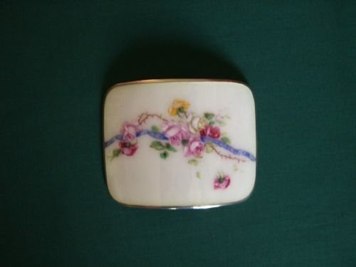 Antique Enamel/silver Buckle.