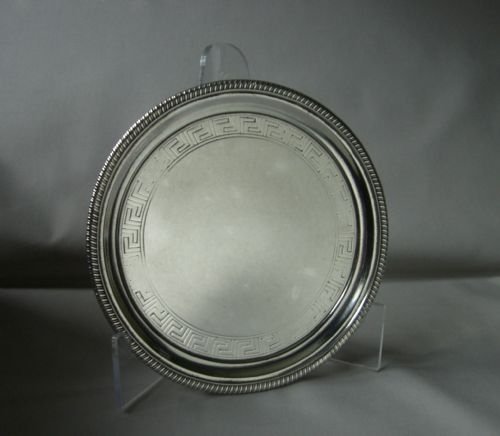 Antique Silver Teaapot Stand.
