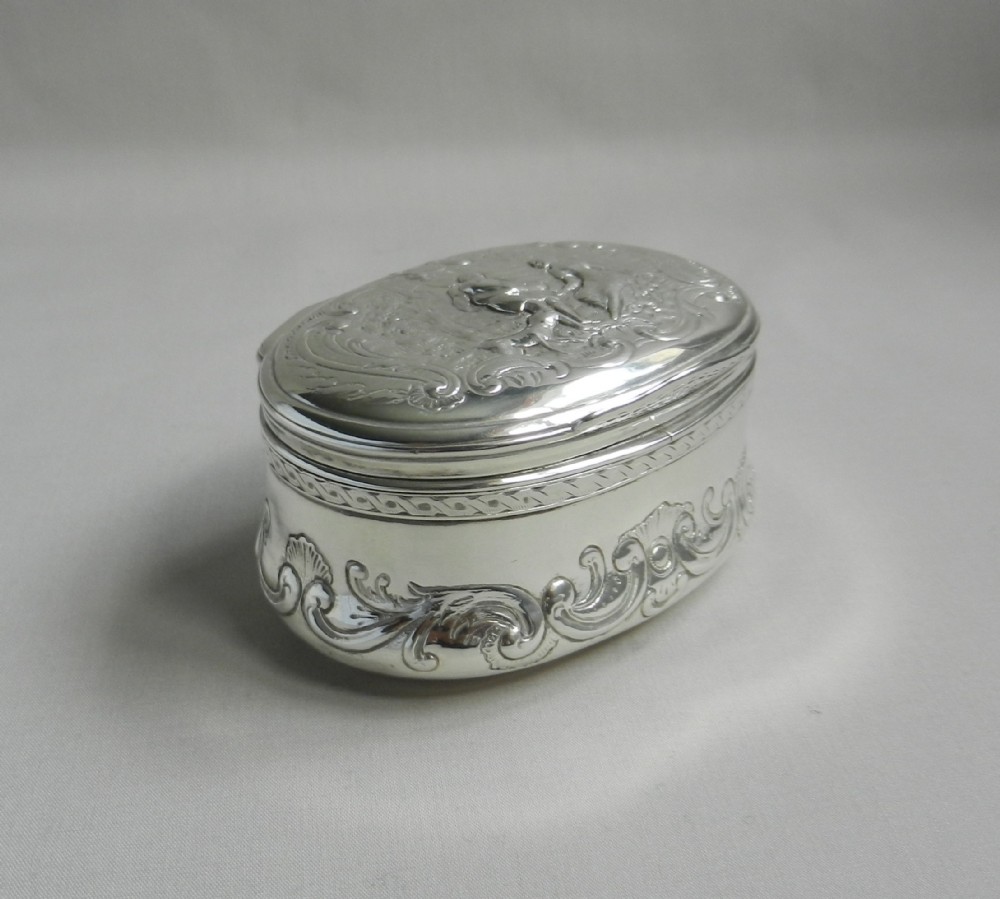 18th Century Silver Table Snuff Box.