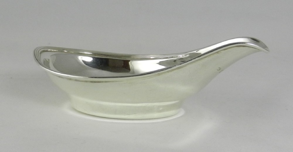 Antique Silver Pap Boat.