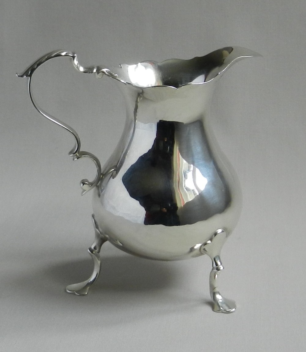 Geo.II Silver Cream Jug.