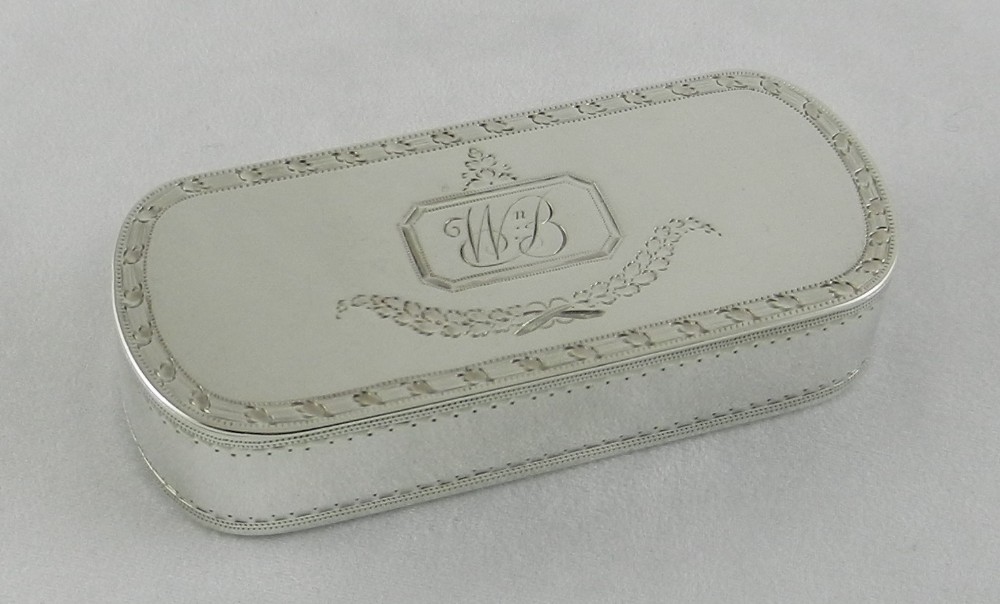 Antique Silver Snuff Box.