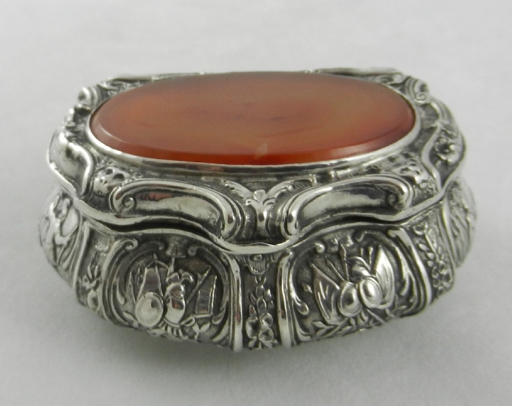 Antique Silver Snuff Box.