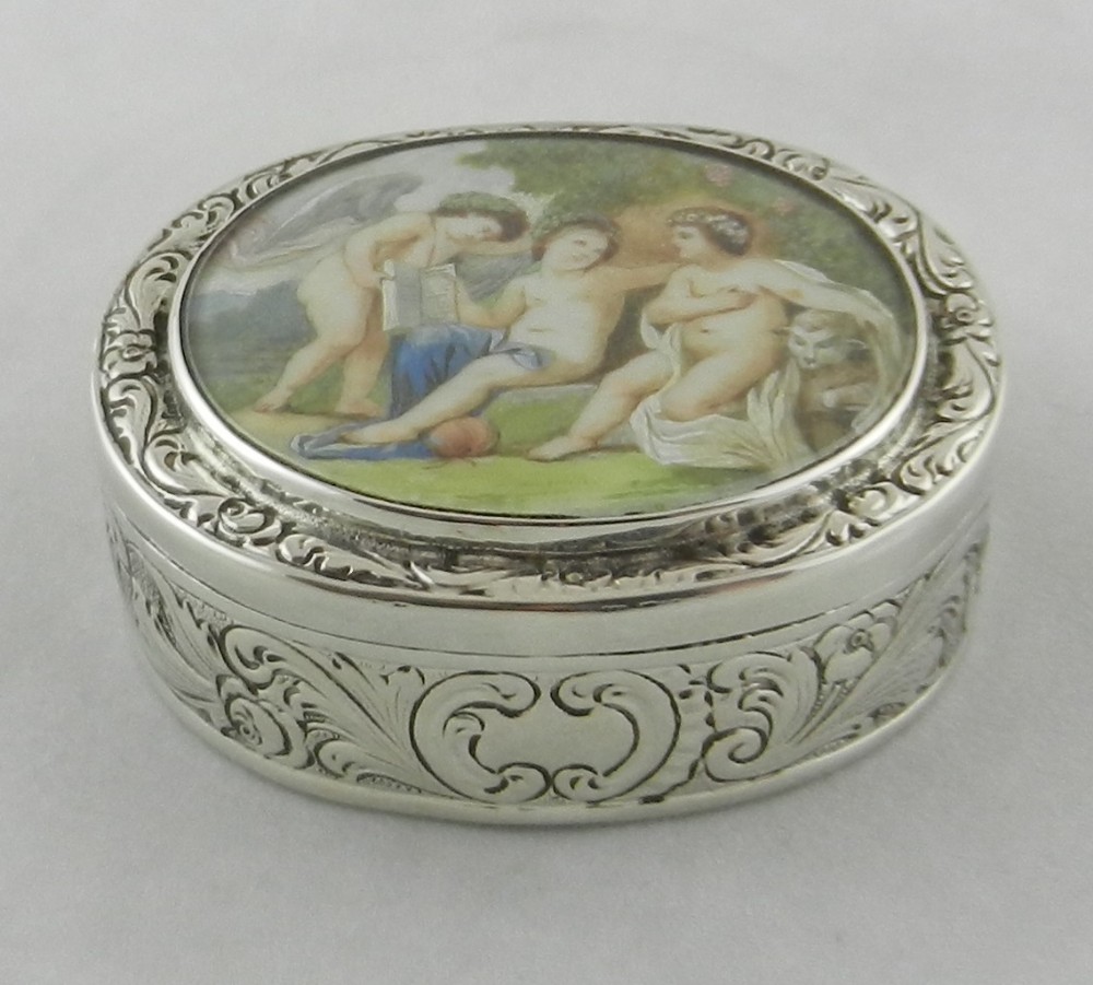Antique Silver Box.