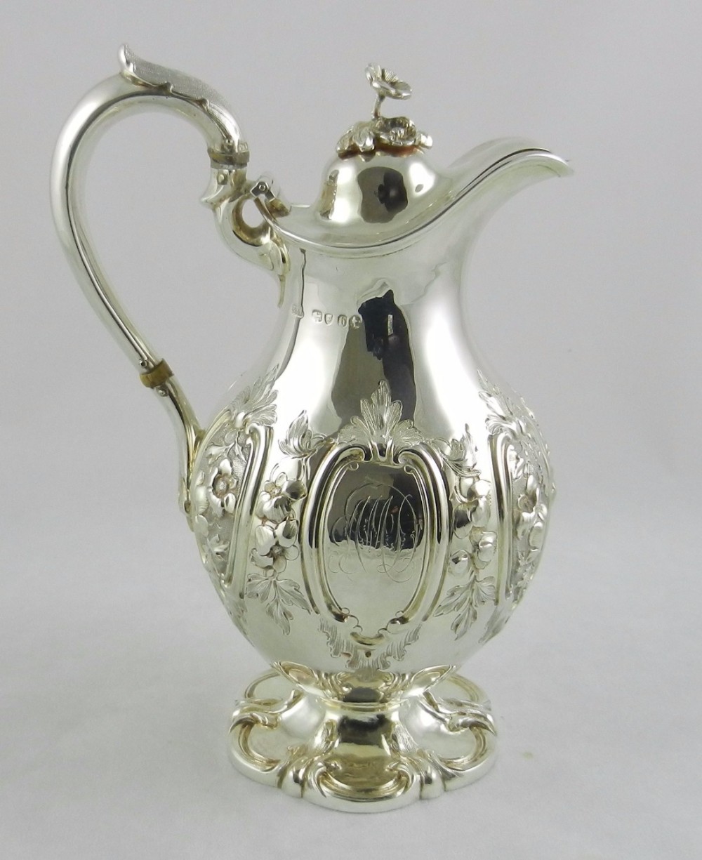 Antique Silver, Lidded Jug.