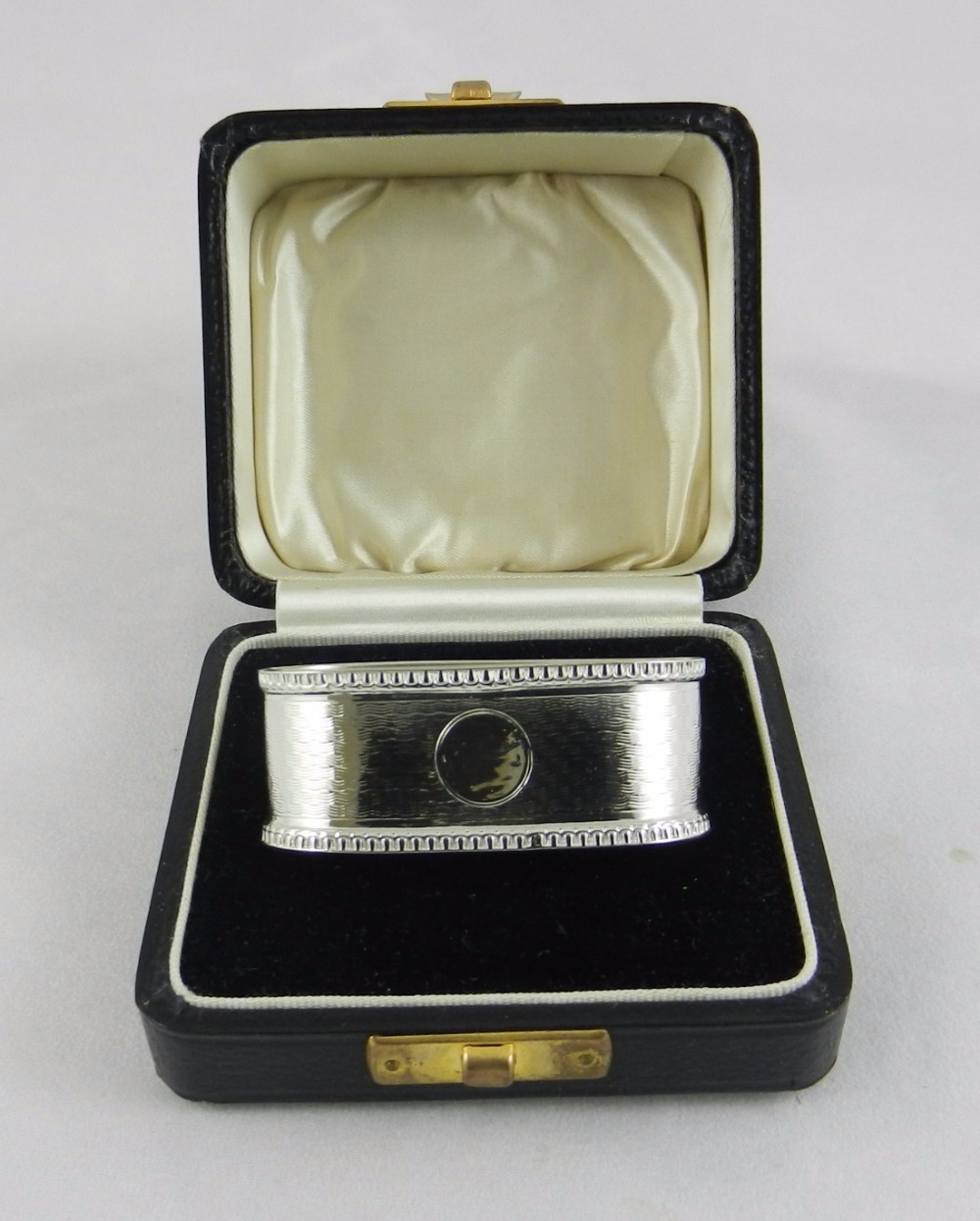 Art Deco Silver Napkin Ring.