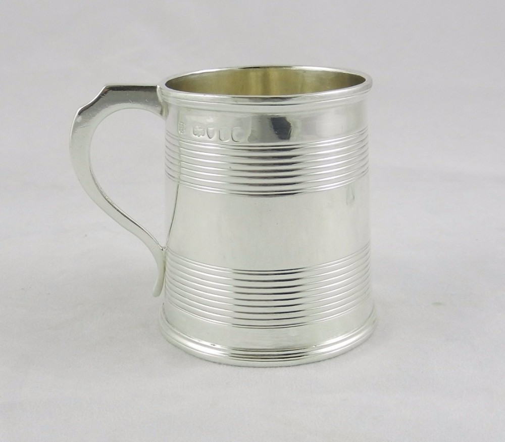 Antique Silver Mug.