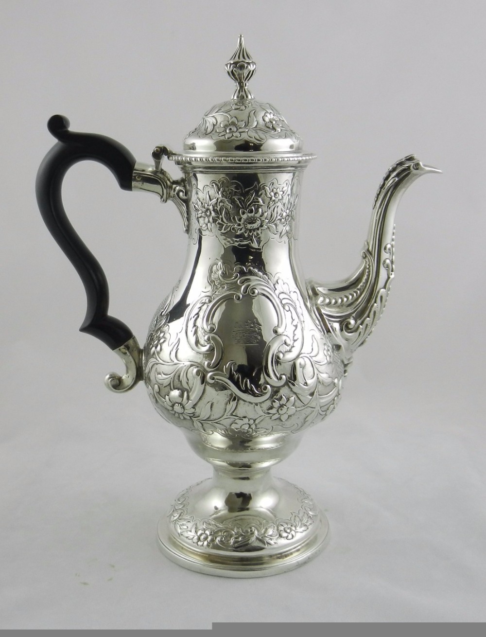 Geo. III Silver Coffee Pot.