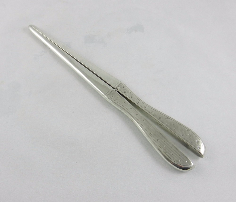 Antique Silver Glove Stretchers.