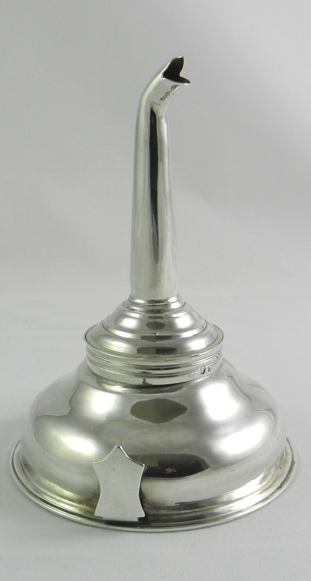 Geo III Silver Wine Funnel.