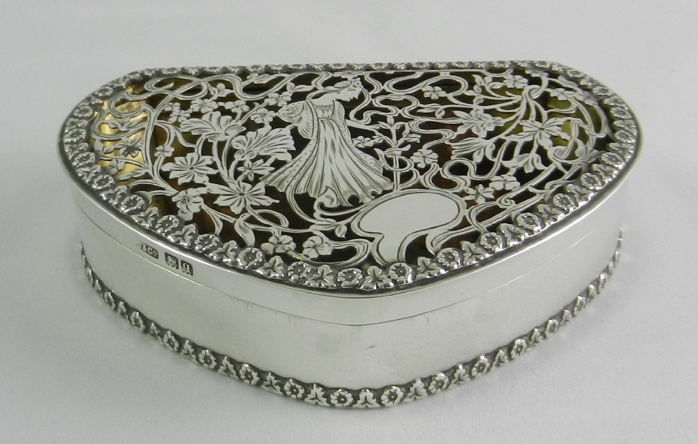 Antique Silver Box.