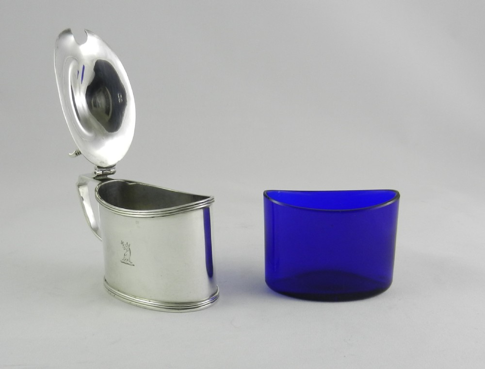 Silver Mustard Pot. View V