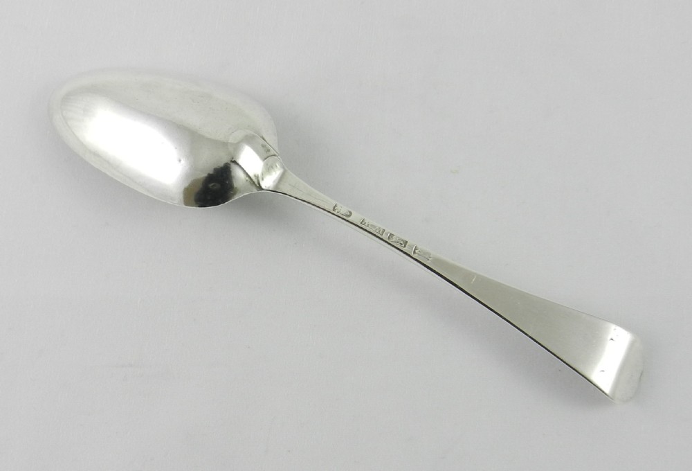 Georgian Silver Serving Spoon. View IV