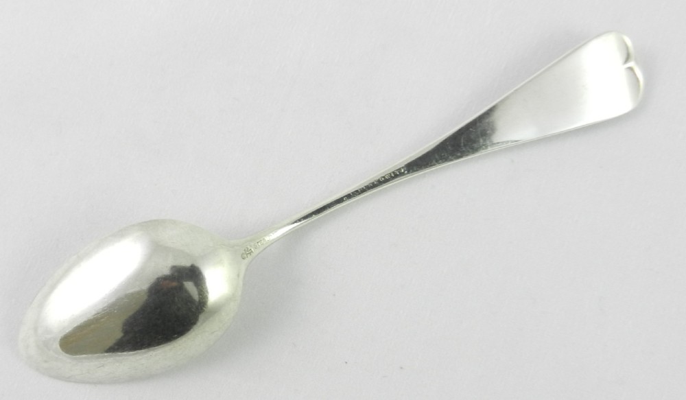 Antique Silver Tea Spoons. View V