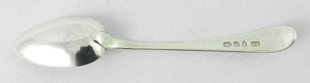 Set Of Hester Bateman Silver Tea Spoons. View II