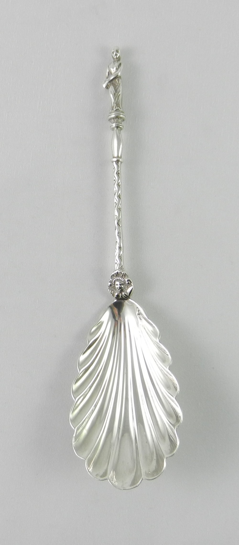 Antique Silver Serving Spoon.