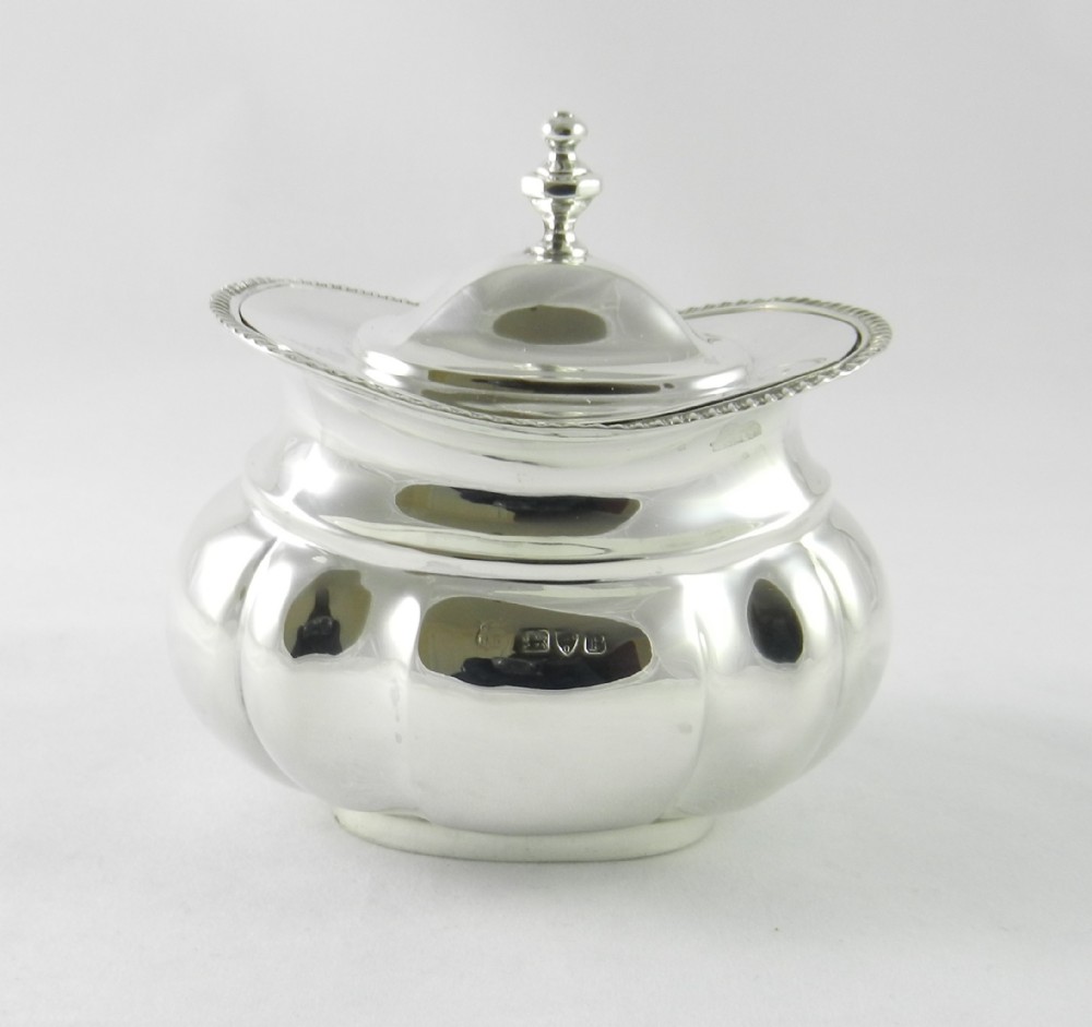 Antique Silver Tea Caddy.