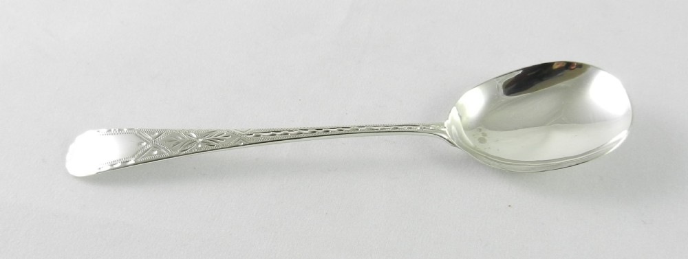 Georgian Silver Tea Caddy Spoon.