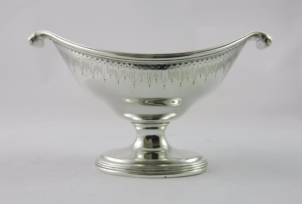 Georgian Silver Sweet Dish.
