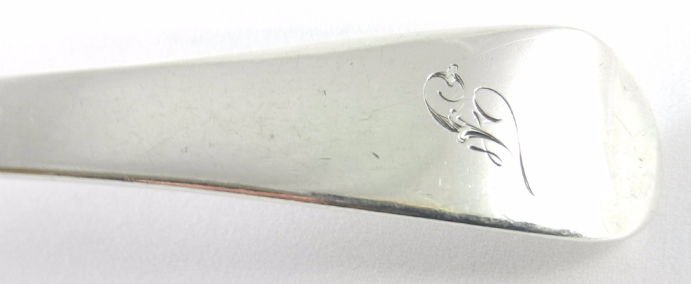 Georgian Silver Soup Ladle. View III