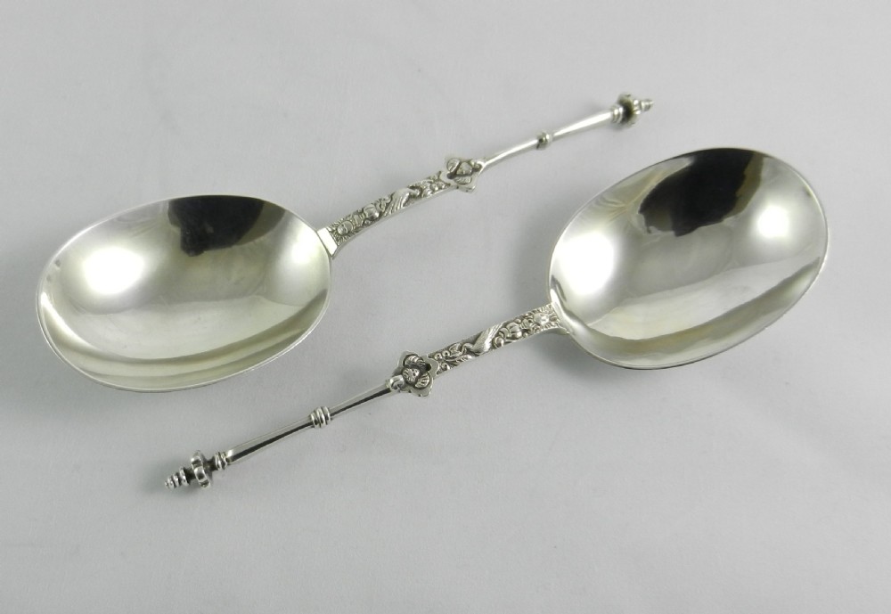 Antique Silver Spoons.