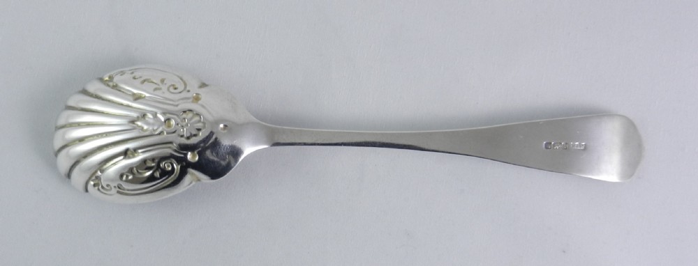 Antique Silver Fruit Spoon. View II