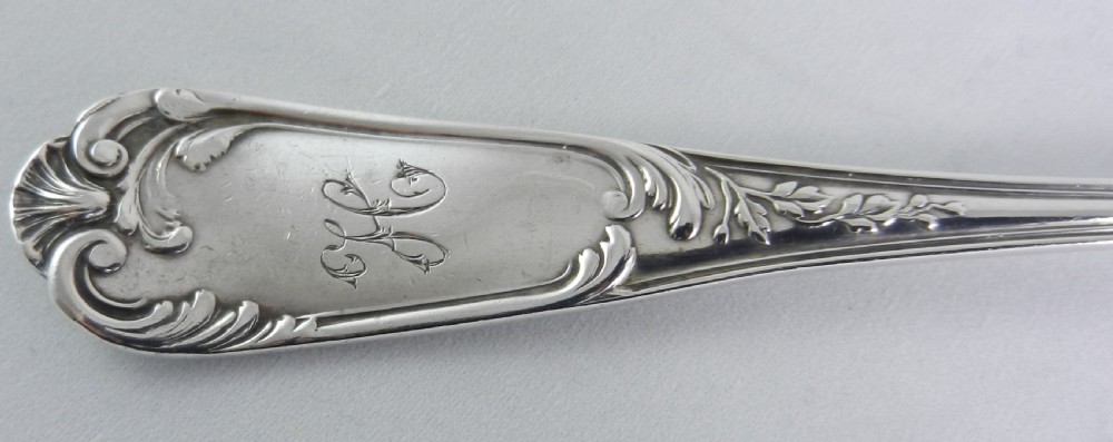 Antique Silver Fruit Spoon. View IV
