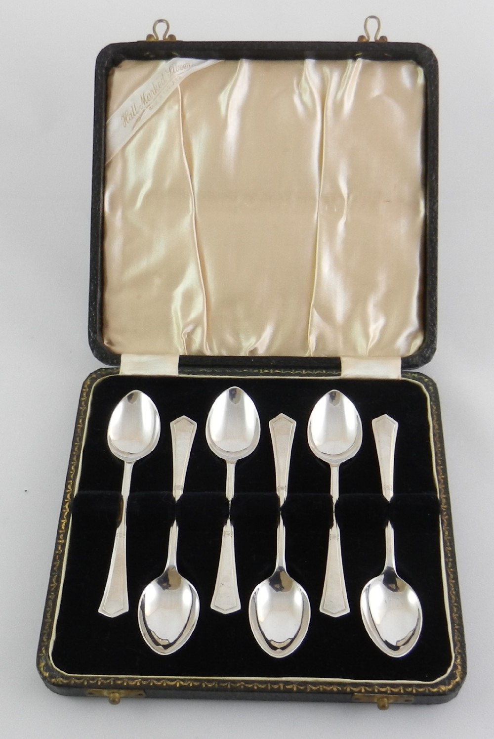 Set Of Silver Coffee Spoons.