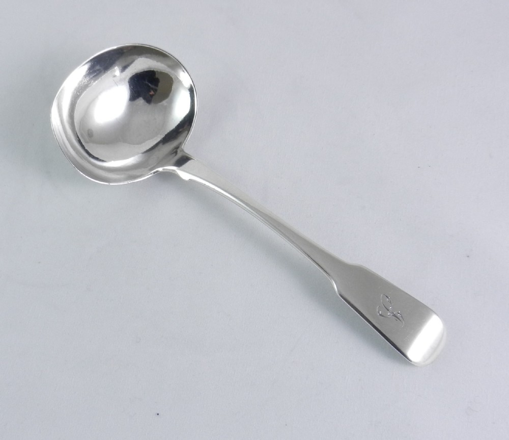 Geo.III Silver Sauce Ladle.