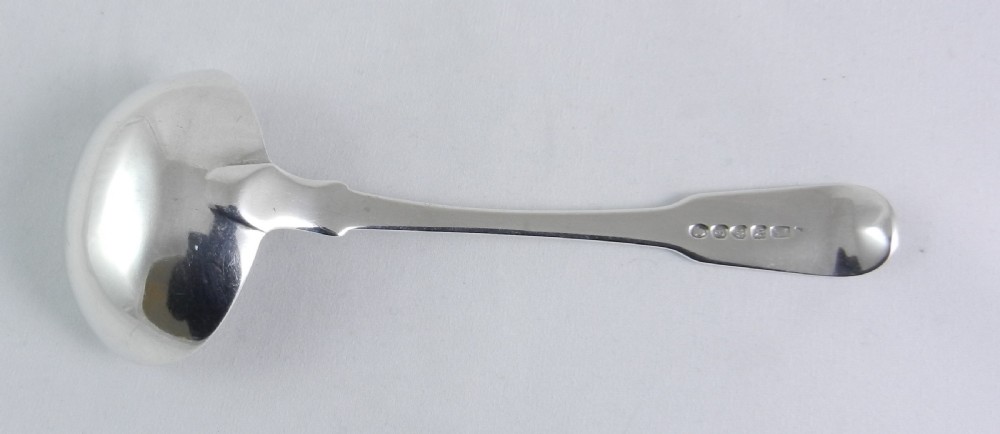 Geo.III Silver Sauce Ladle. View III