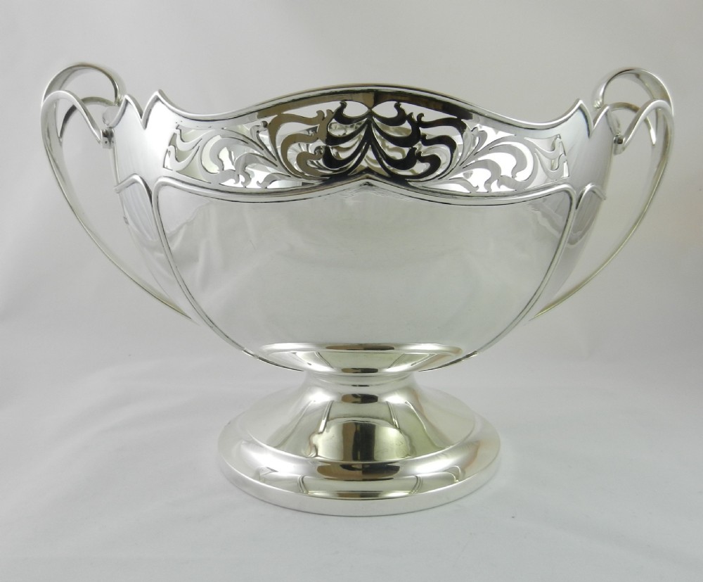Silver Rose Bowl.